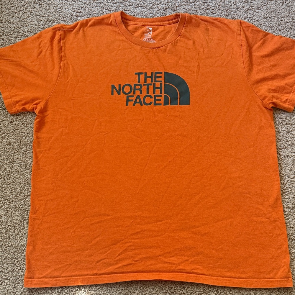 The North Face Men's Tee in Bold Orange